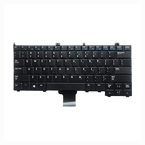 Wistar Laptop Keyboard Compatible with Dell Latitude E7420 E7440 E7240 E7420D 12 7000 05KFMV PK130VM1A26 SK-LDAUC 0Q Series
